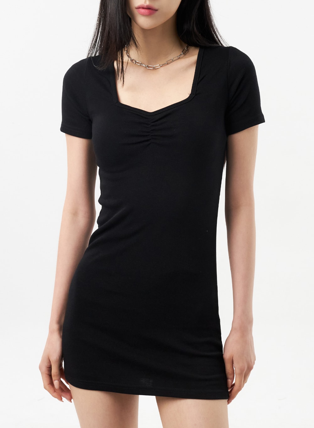 Short Sleeve Mini Dress CU309