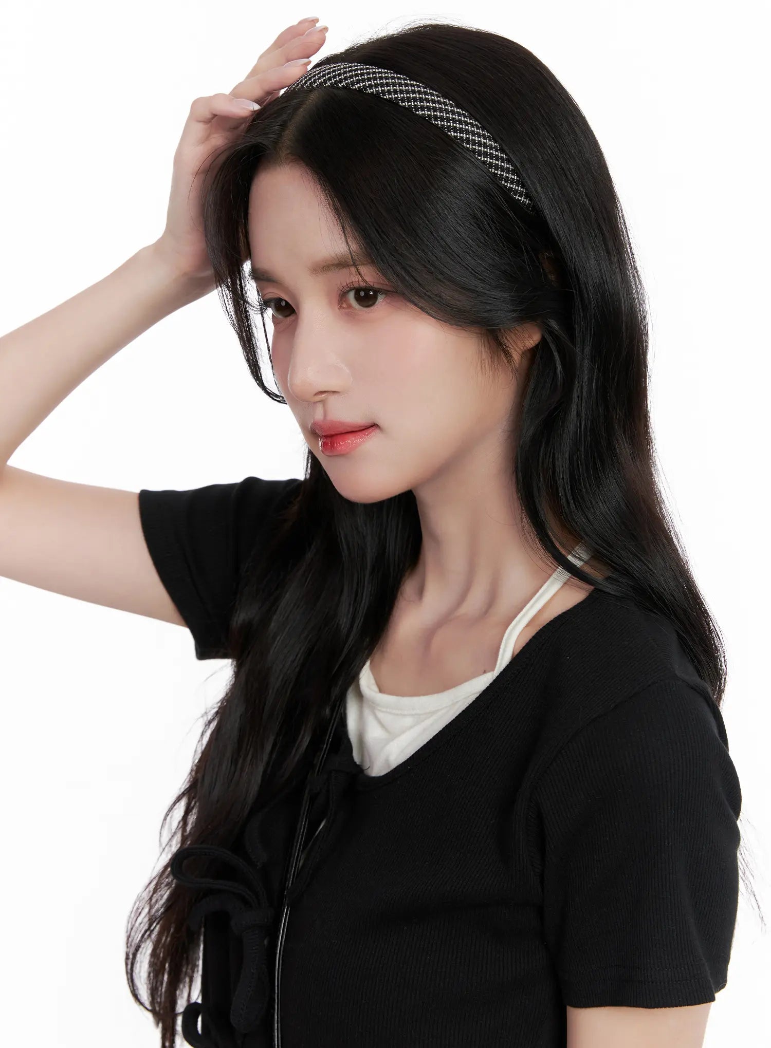 Plaid Tweed Headband CL516