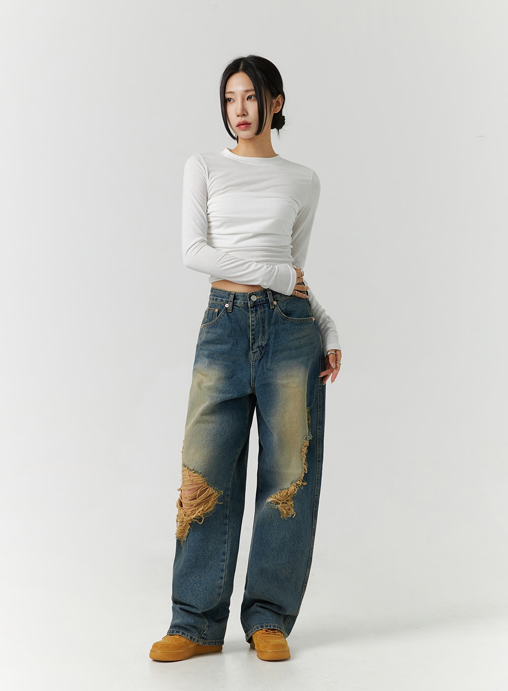 Top Layered Long Sleeve Tee CN328