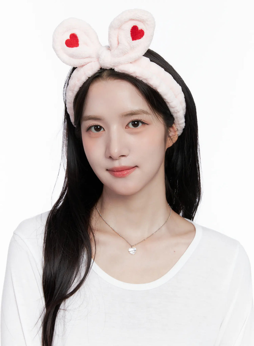 Heart Bunny Ear Headband CS523