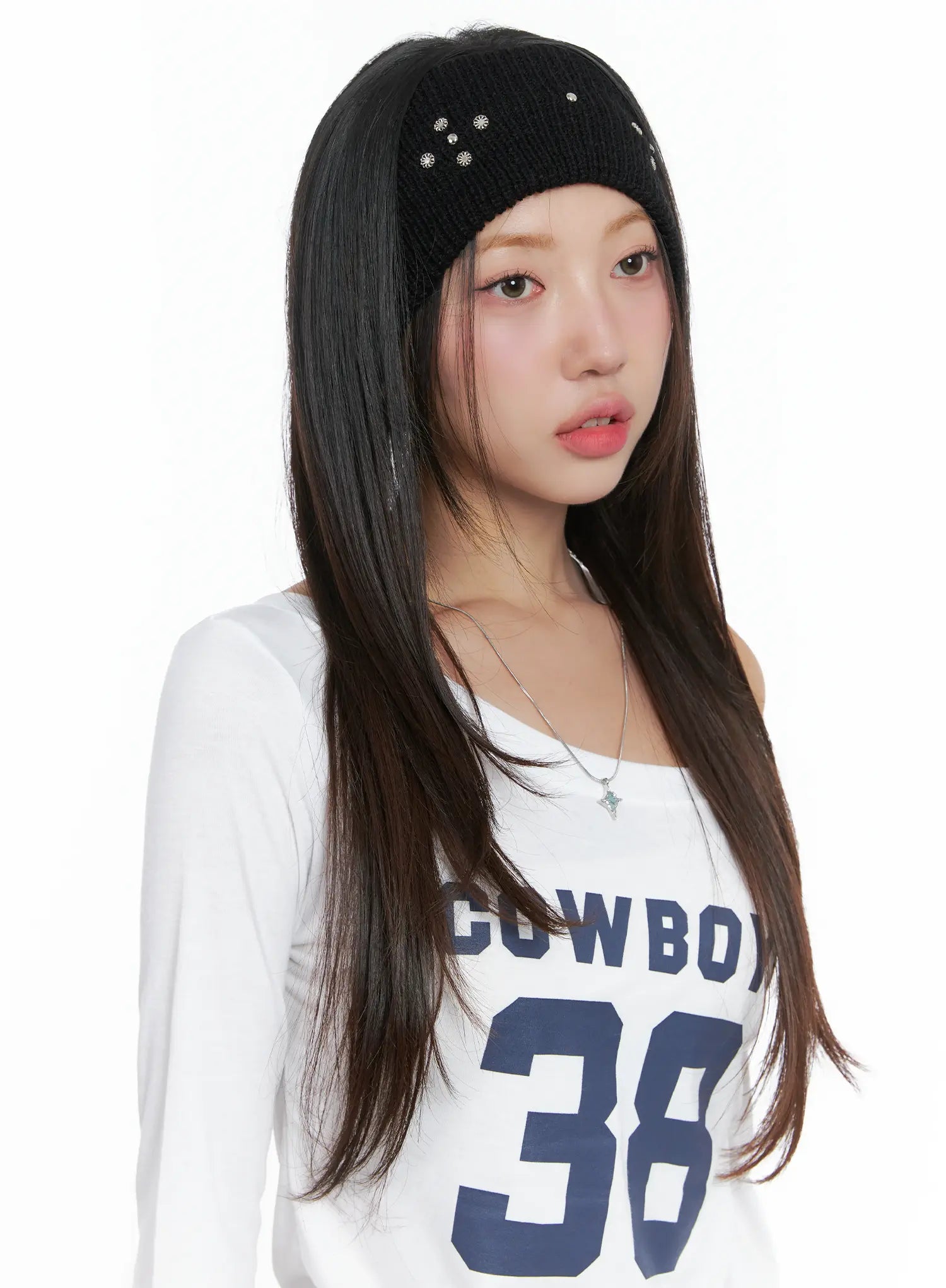 Studded Knit Headband CS503