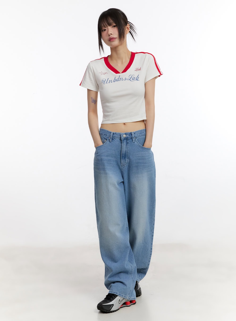 Zinnia Wide-Leg Jeans CA508