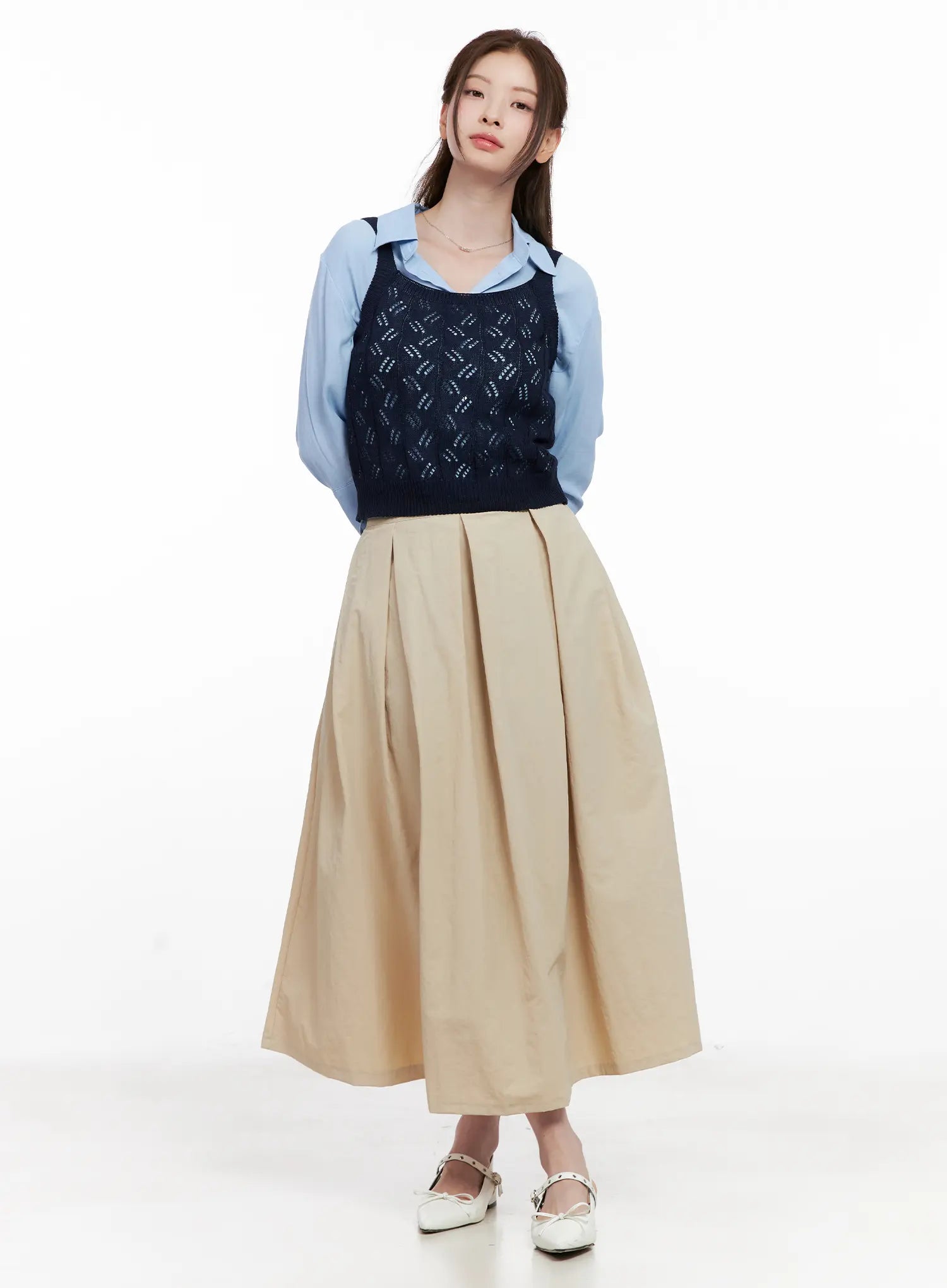 Sleeveless Knit Tank Top CL524