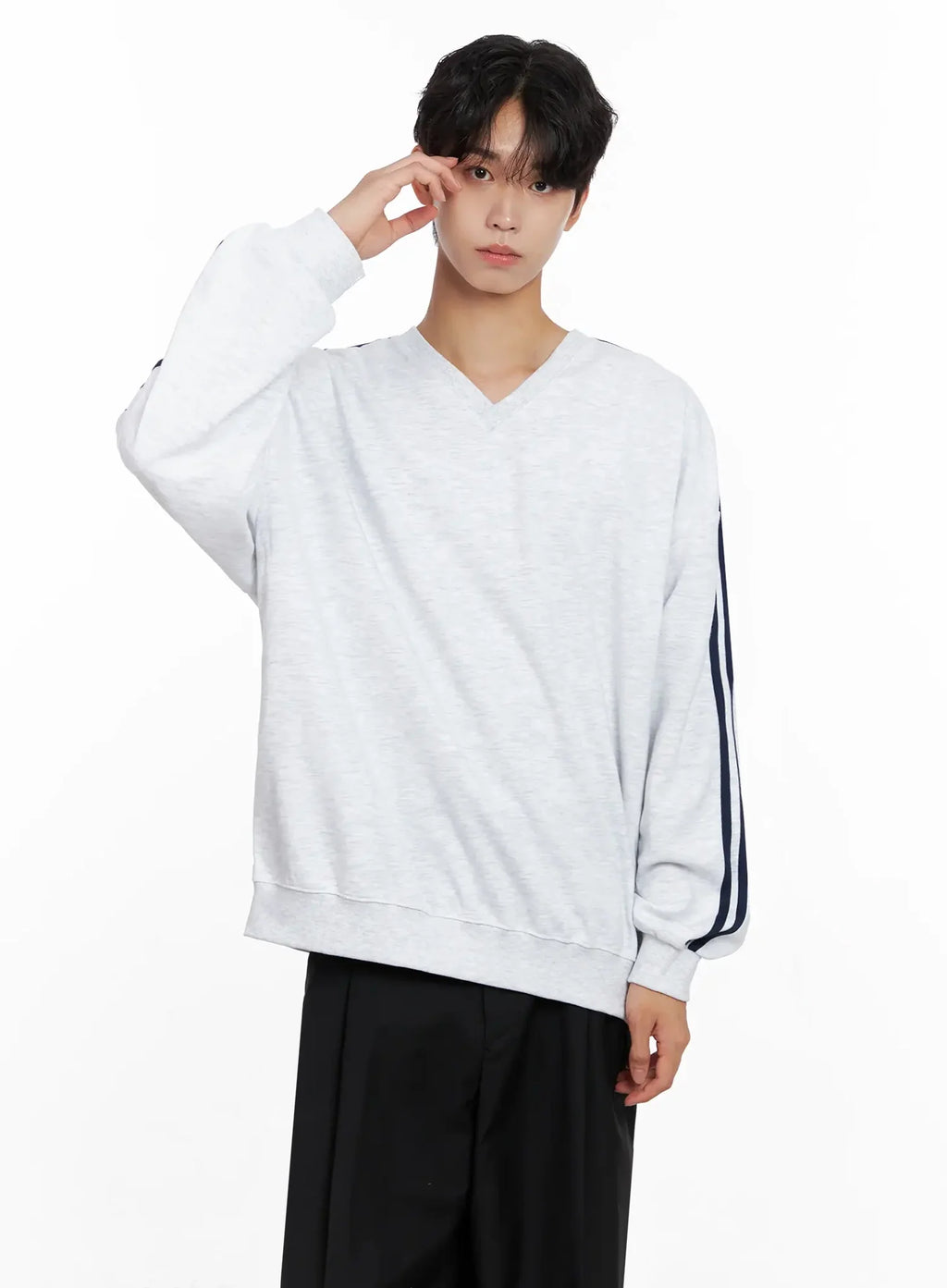 Men's V-Neck Track Sweatshirt IO516