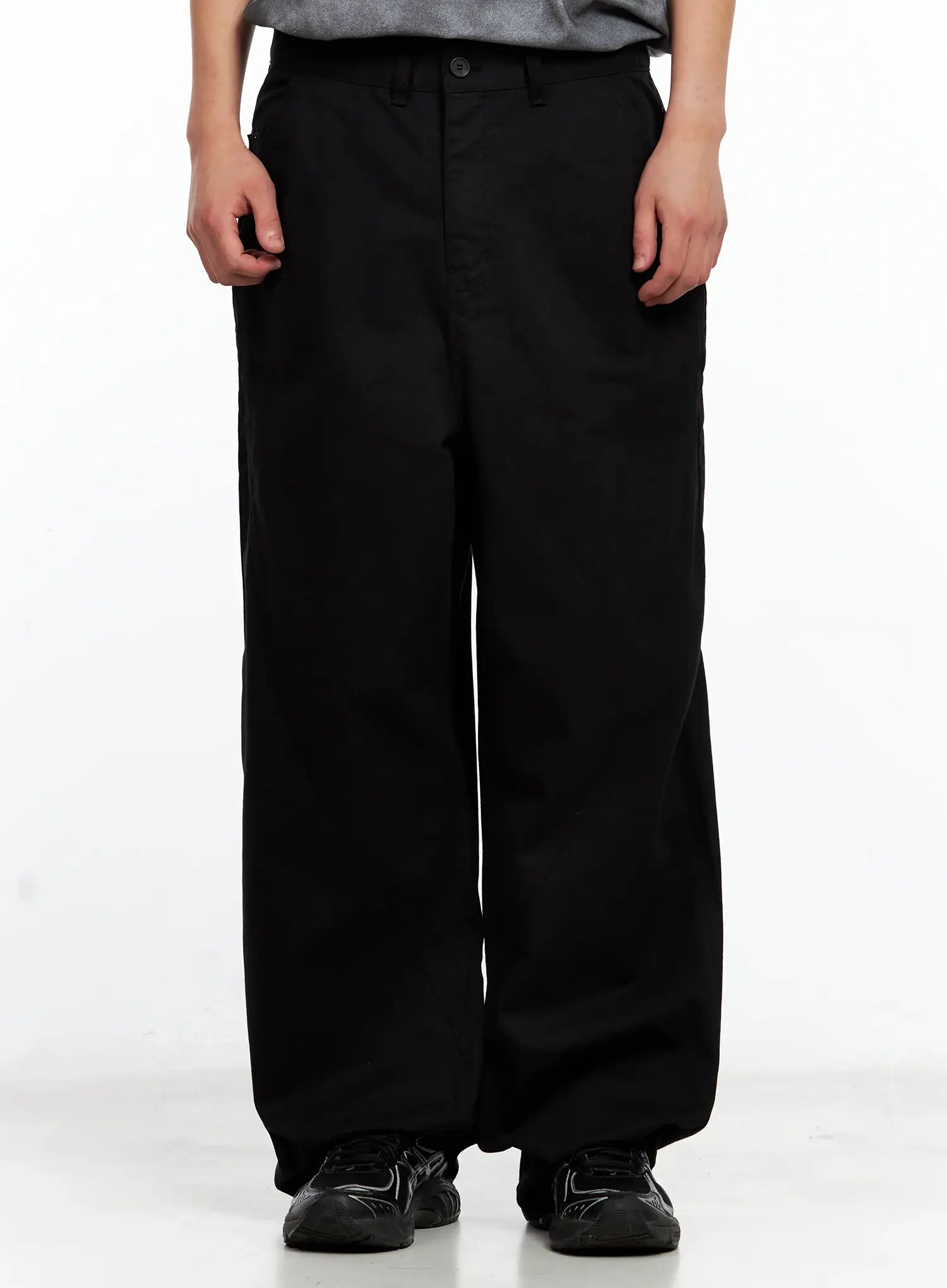 Men's Wide-Leg Cotton Pants IL511
