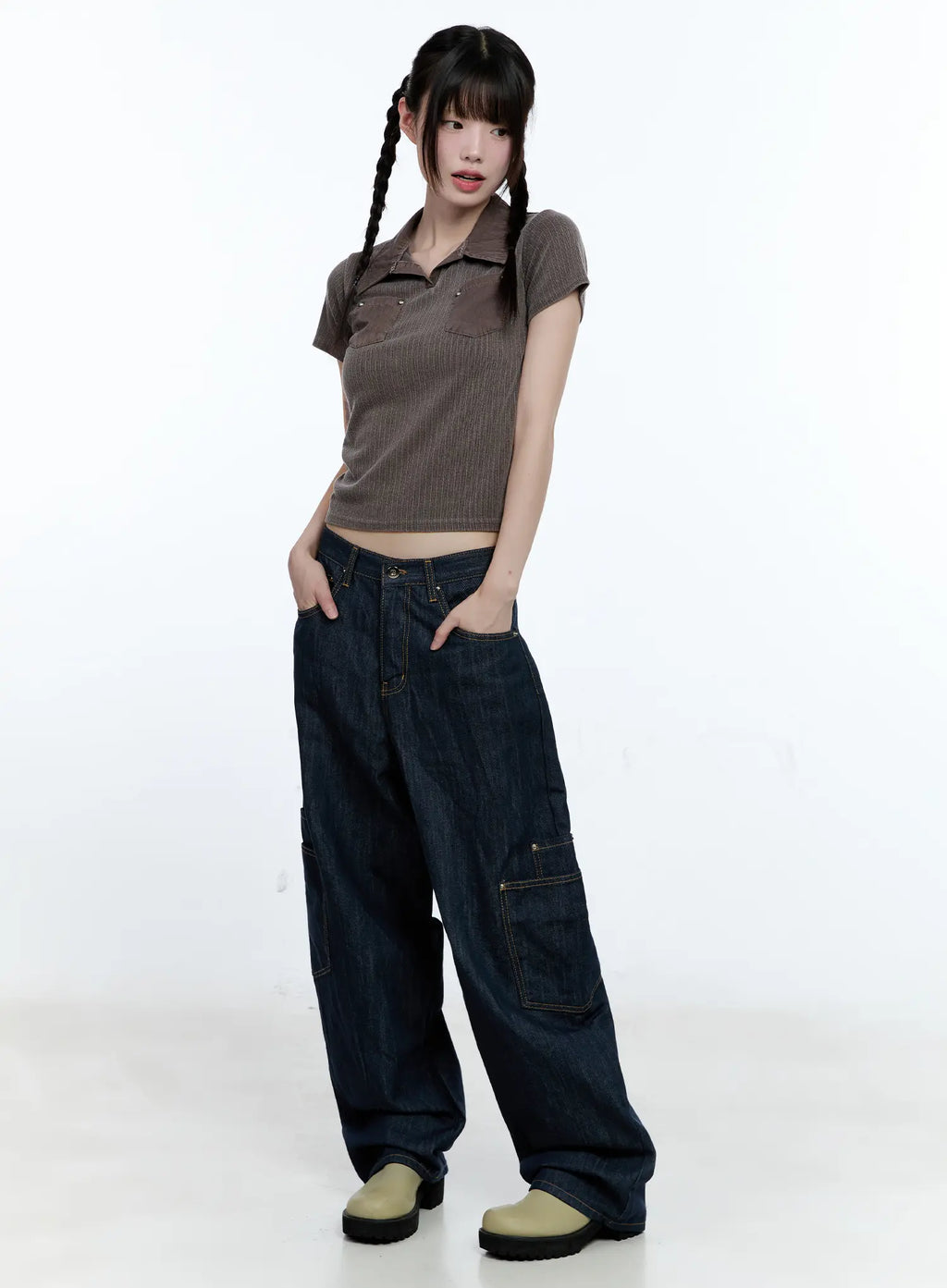 Heejun No-Fade Straight-Leg Jeans CG511