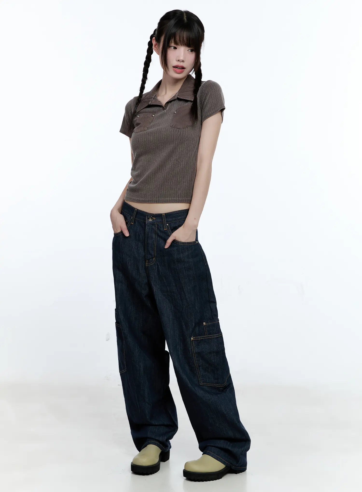 Heejun No-Fade Straight-Leg Jeans CG511