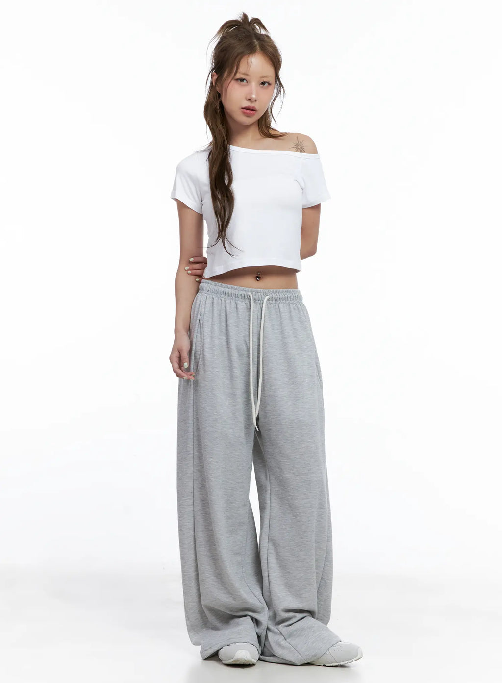 Wide-Leg Sweatpants CL514