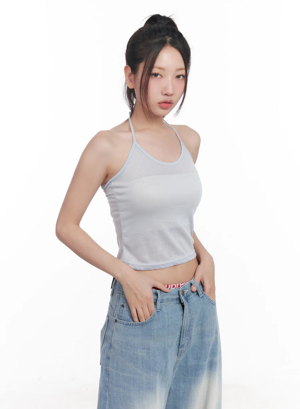 Basic Halter Neck Cami CU517