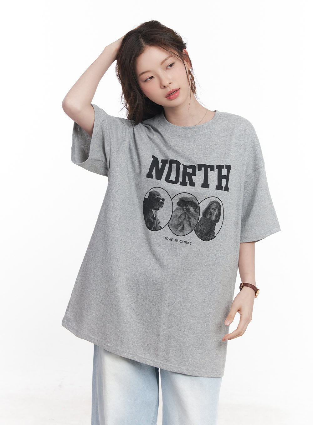 Oversized Baggy Graphic Tee CY519