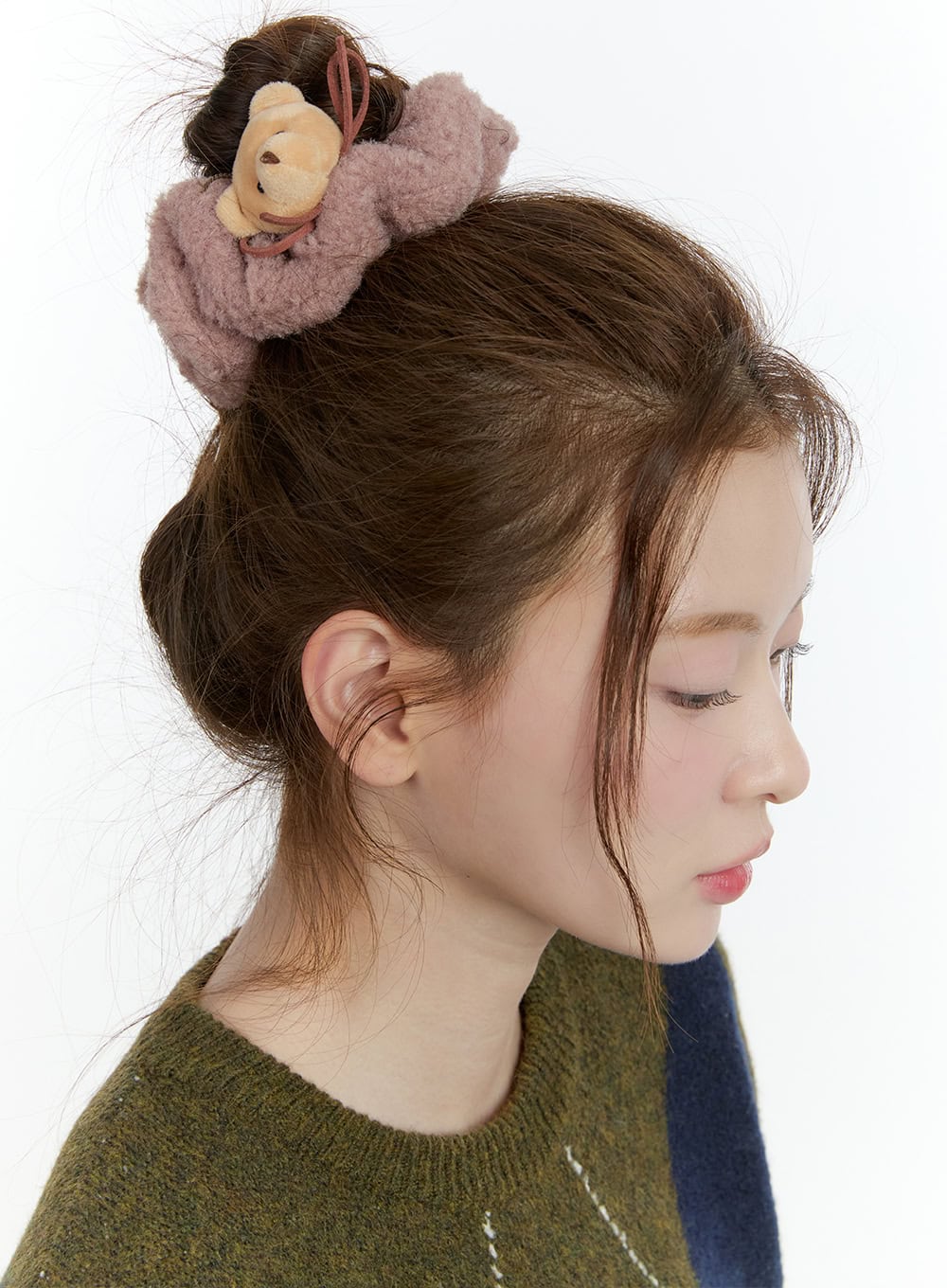 Bear Ribbon Scrunchie CF503