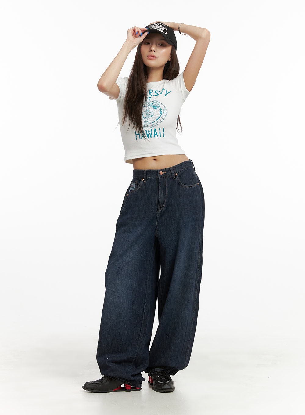 Wide Fit Baggy Jeans CY423