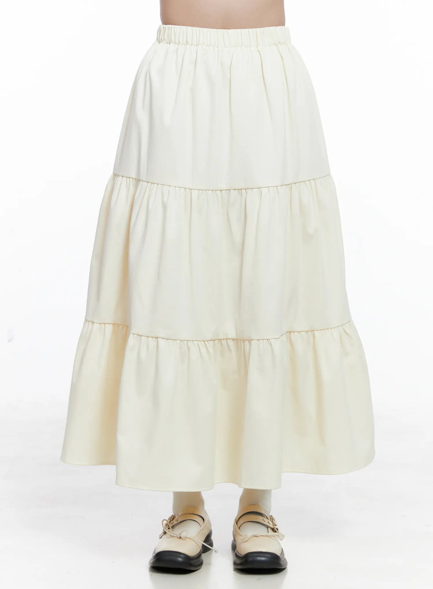 Flowy Tiered Maxi Skirt CS523