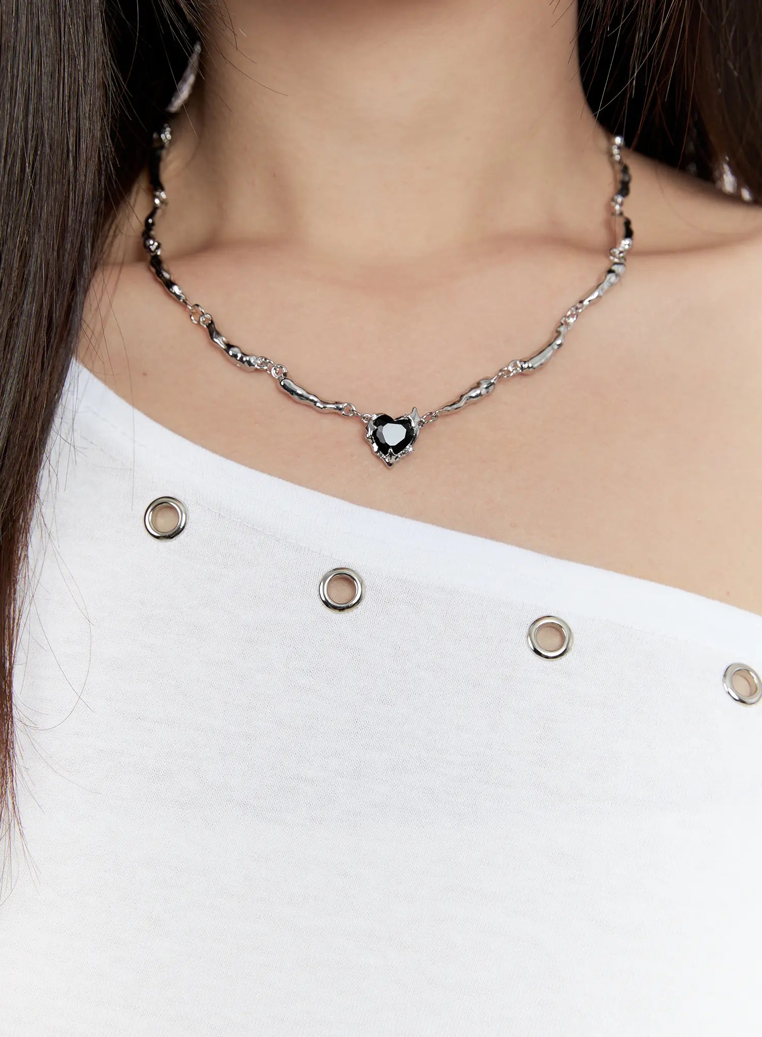 Heart Chain Necklace CG501
