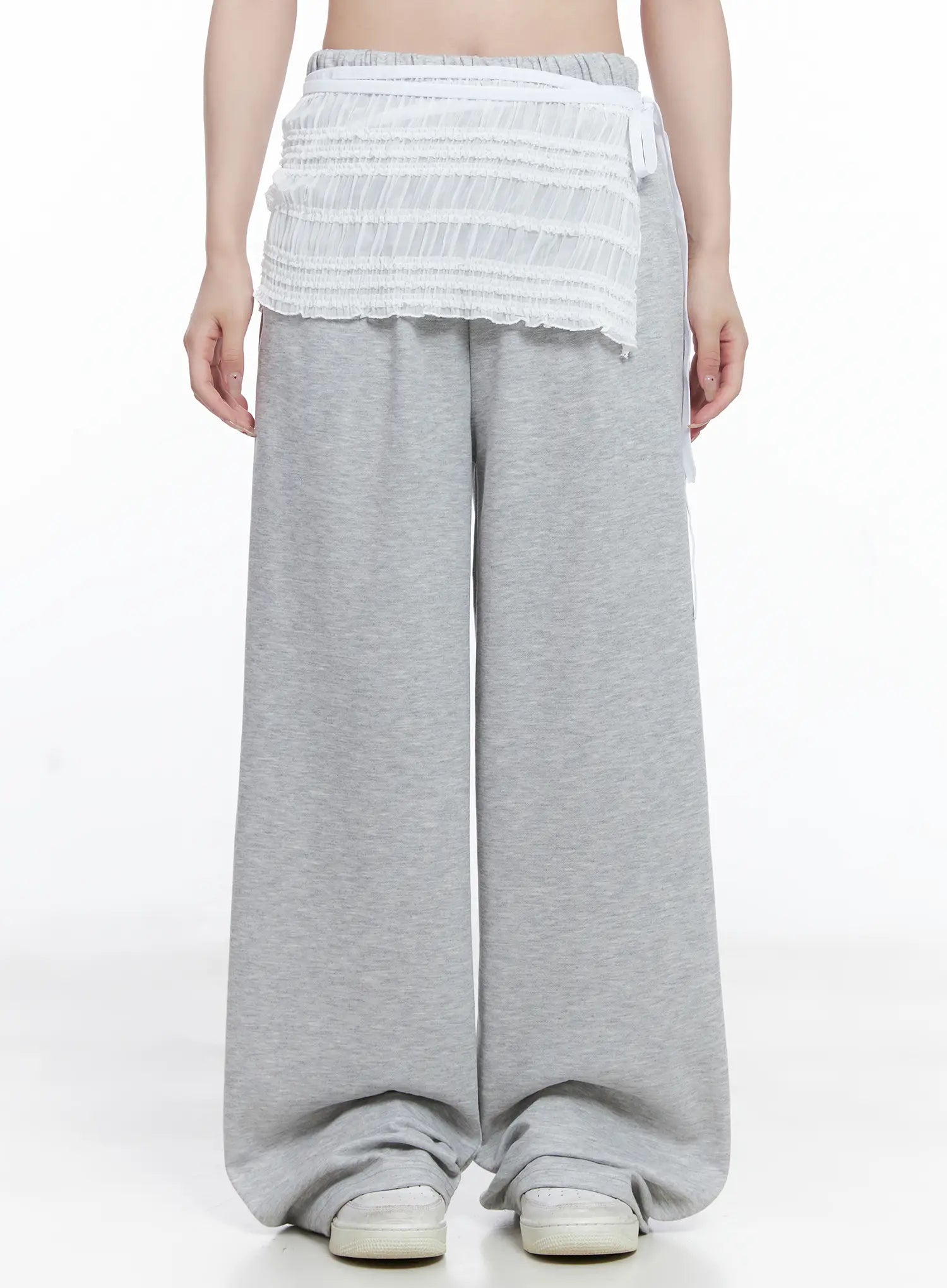 Lace Layered Wrap Mini Skirt CG529