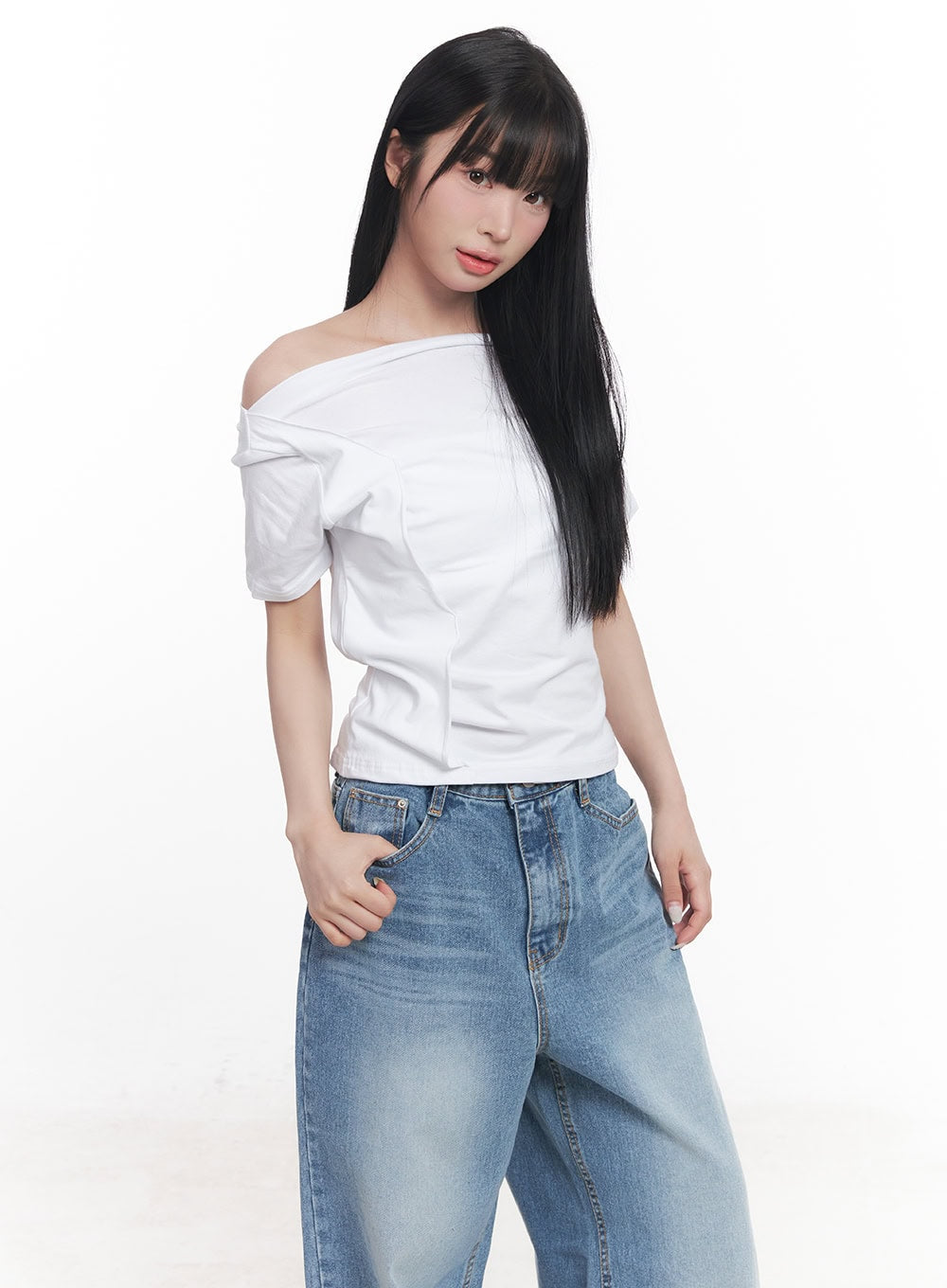 Essential Off-Shoulder Top CY527