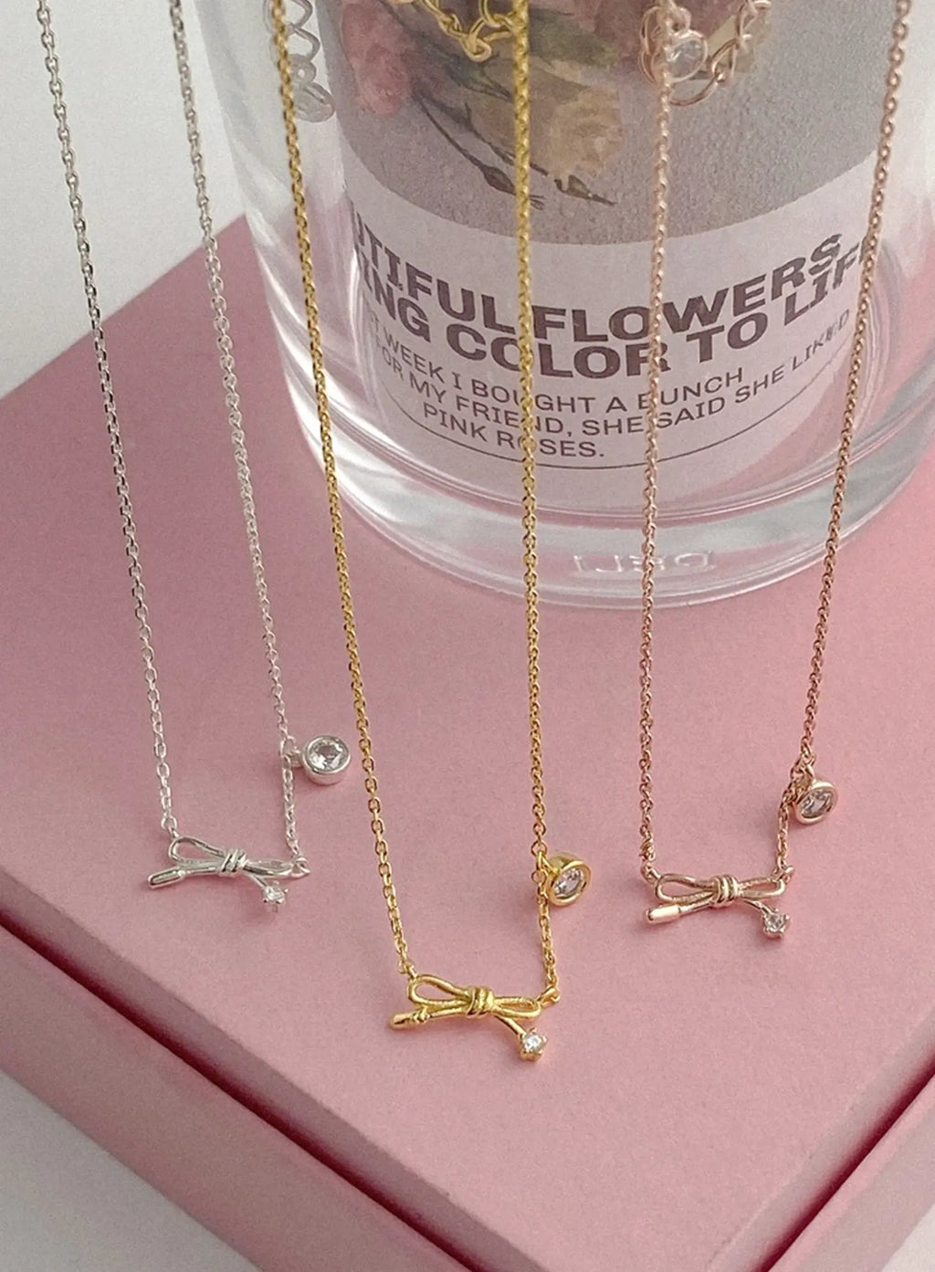 Tokarczuk Ribbon Cubic Necklace IU506