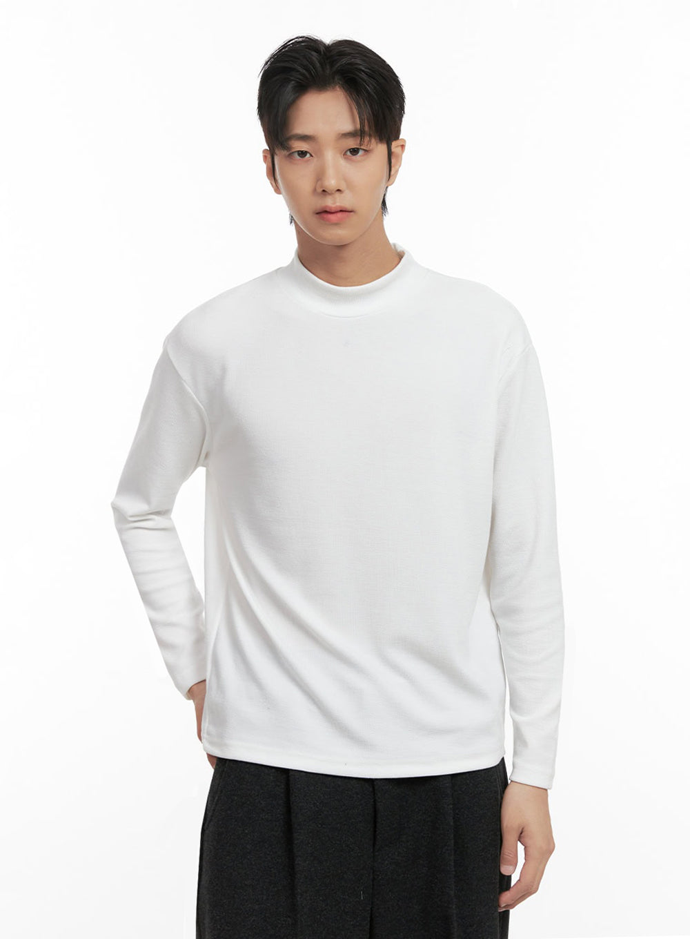 Men's Mock Neck Sweater ID406