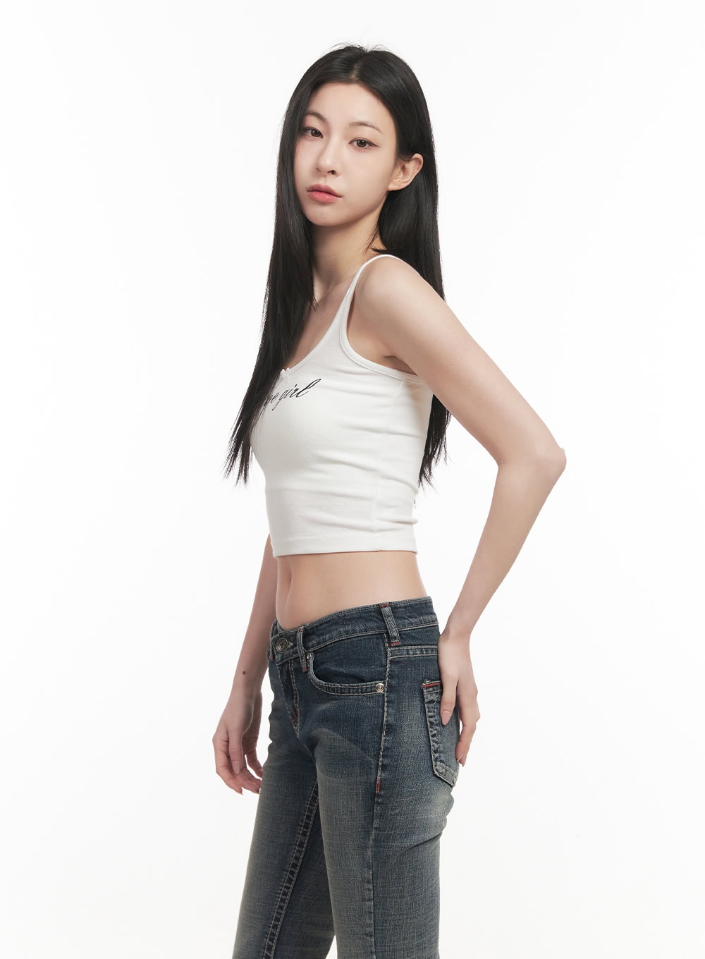 Ribbon Detail Cropped Cami CF514