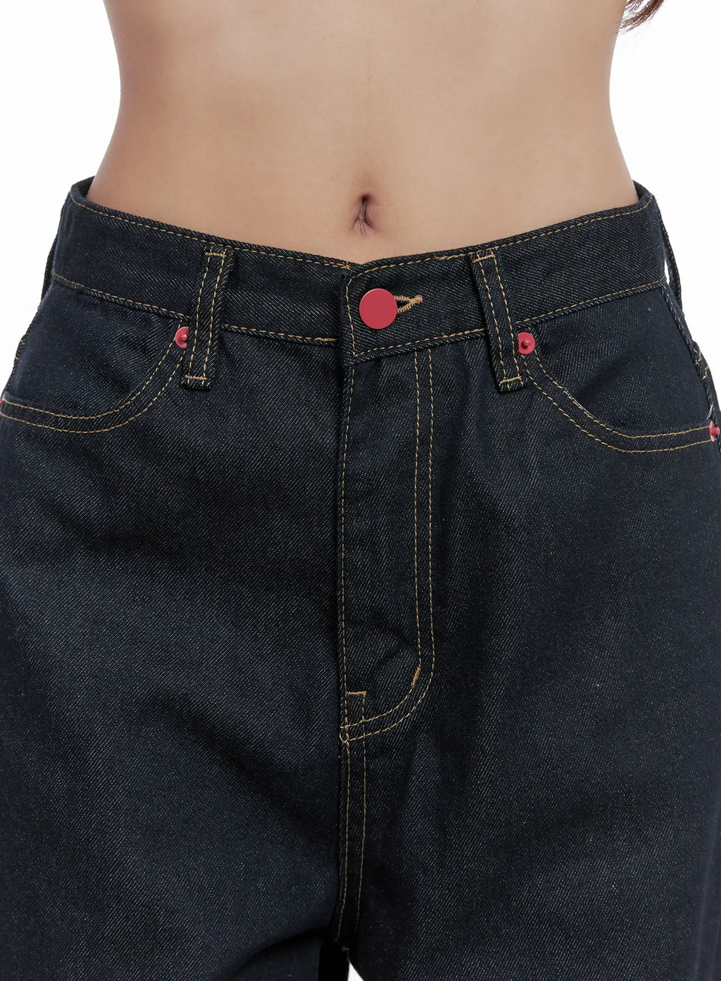 Heart Pocket Balloon Jeans CS503