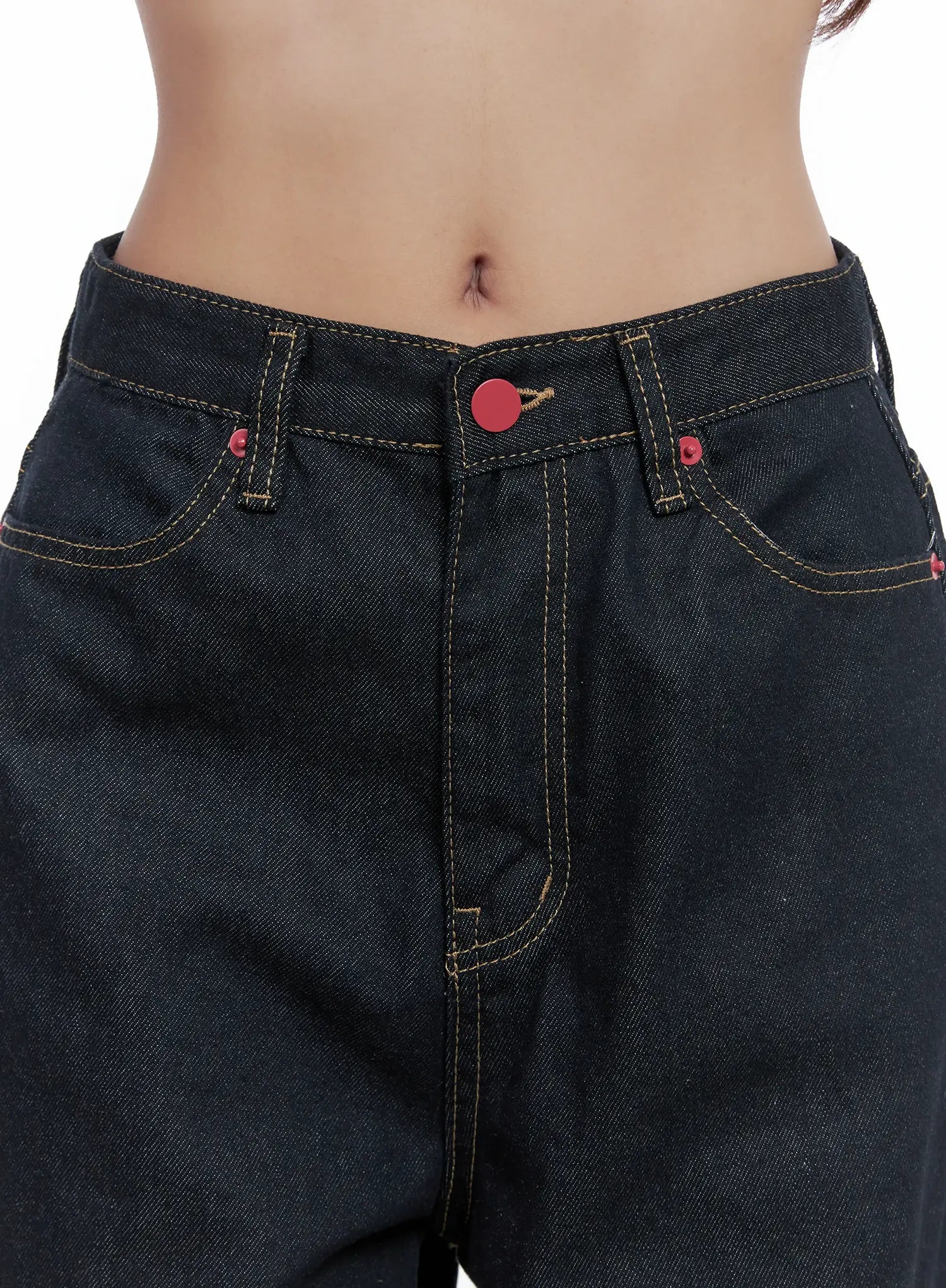 Heart Pocket Balloon Jeans CS503