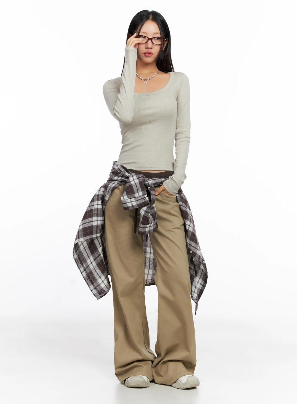 Slim Fit Basic Long Sleeve Top CO515