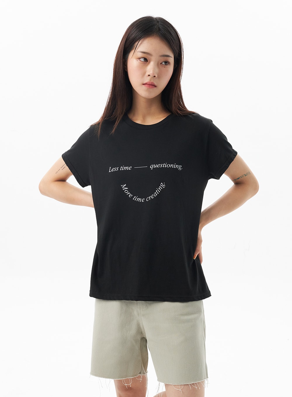 Wide Cotton Shorts OU323