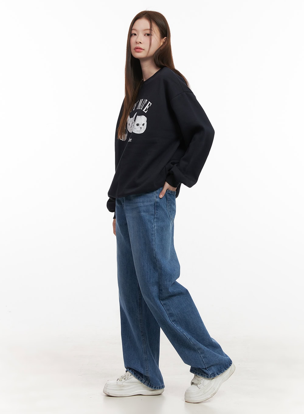 Cozy Animal Printed Sweatshirt  OD417