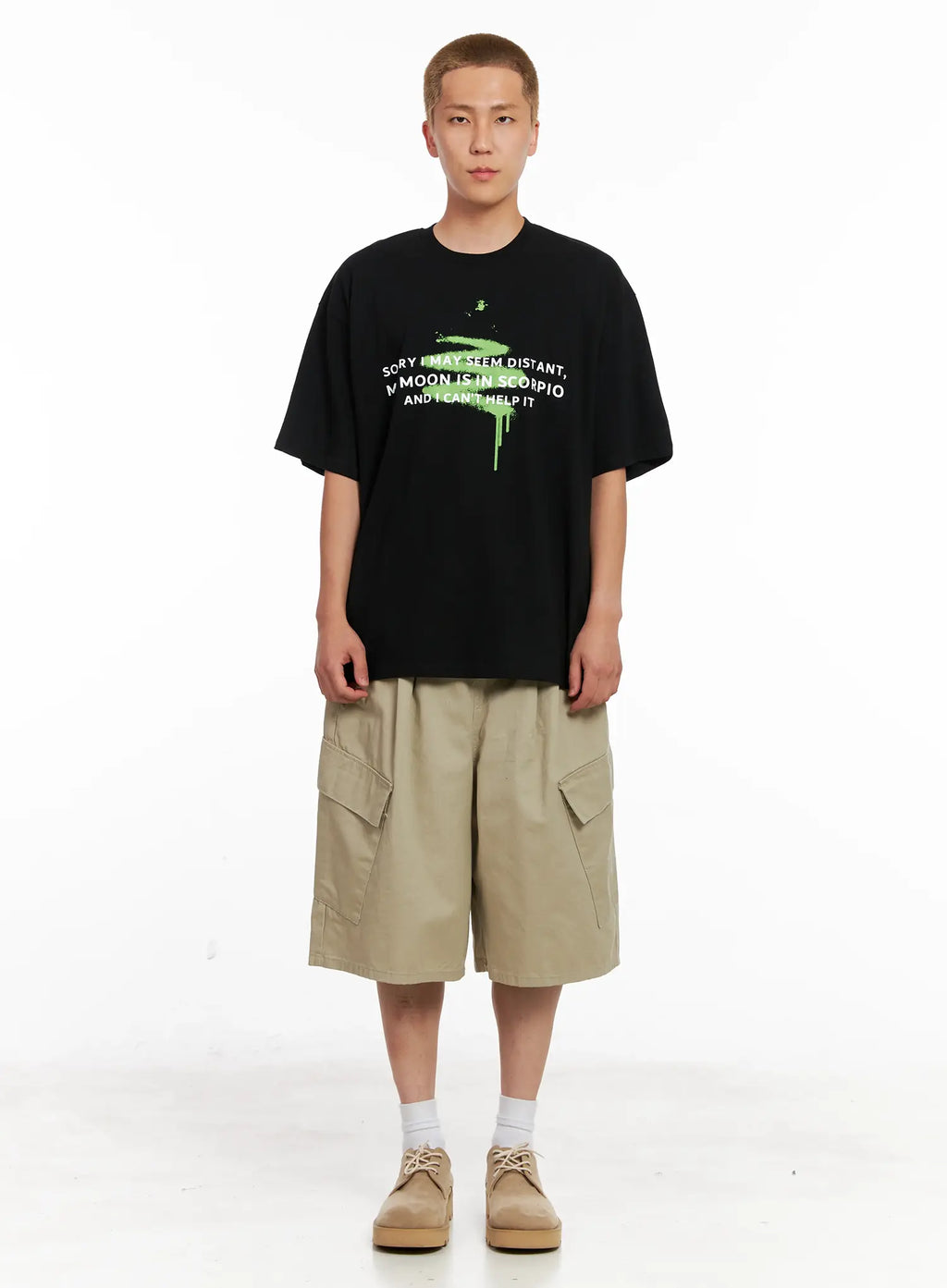 Men's Graphic Oversized Tee IL521