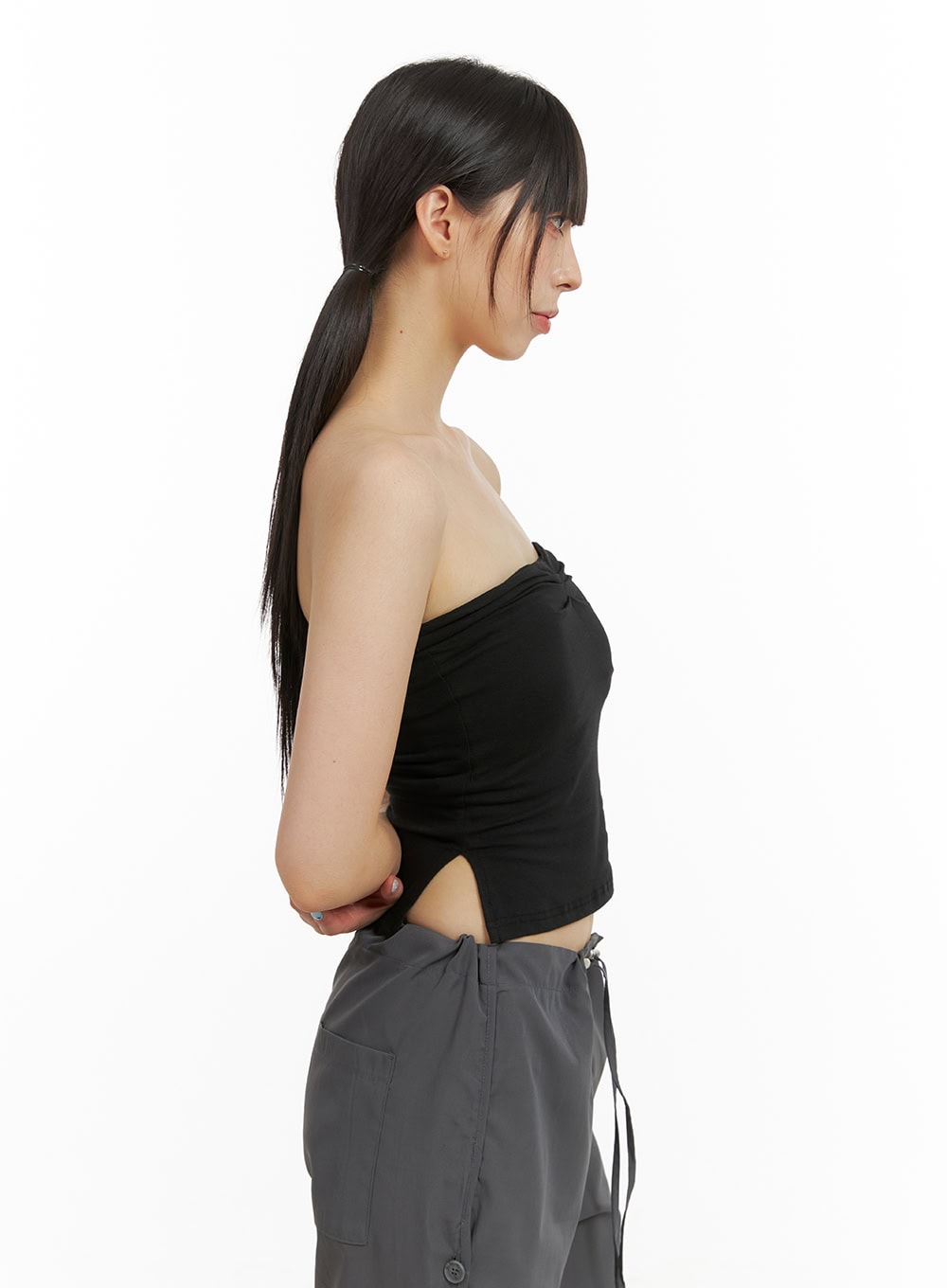 Shirred Tube Top CU424