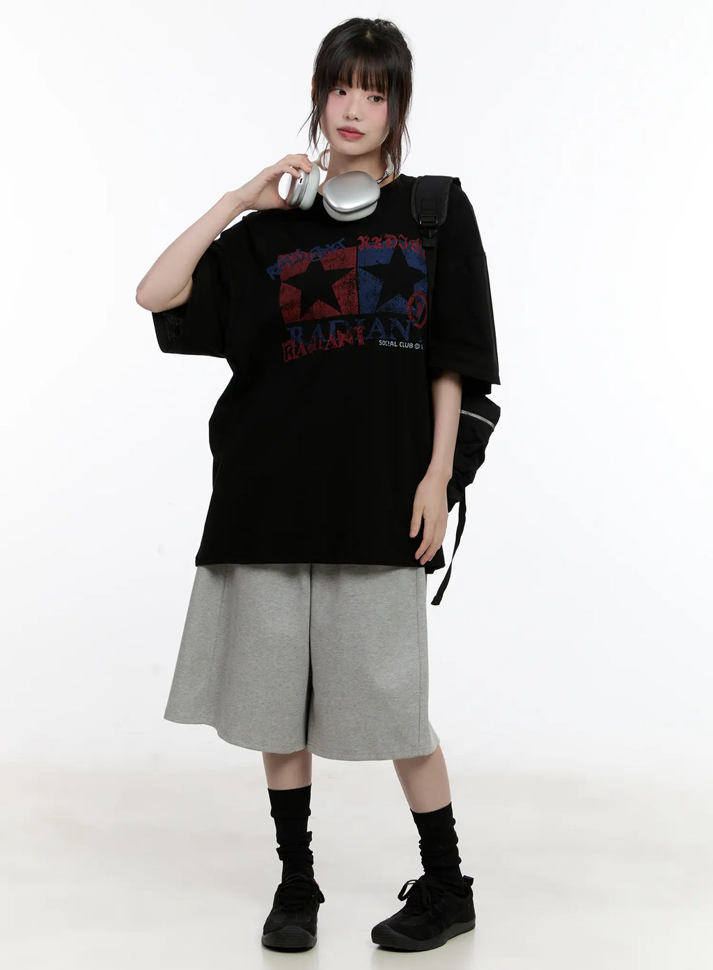 Comfy Belted Jogger Sweatshorts CL507