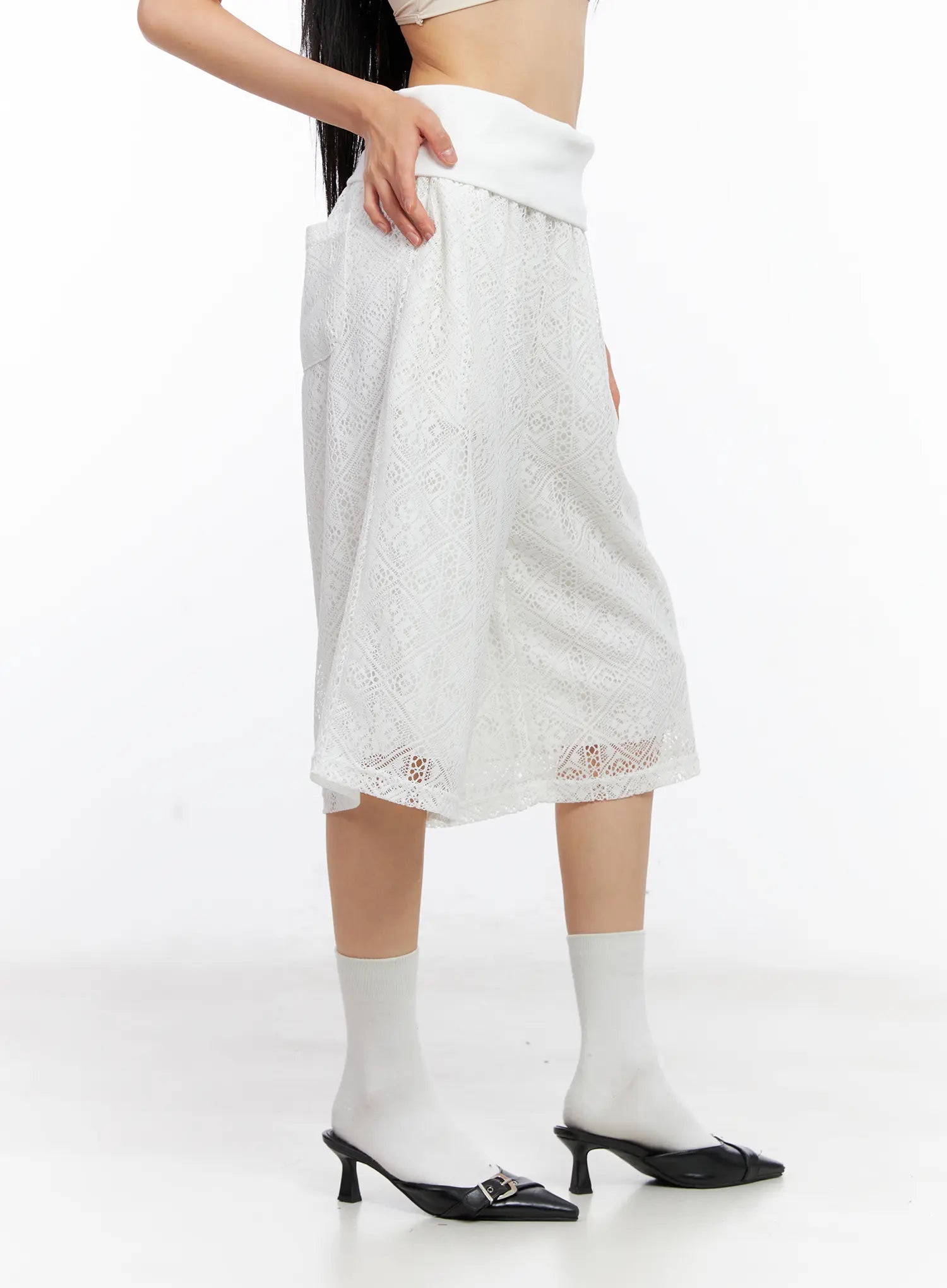 Lace Bermuda Shorts CL530