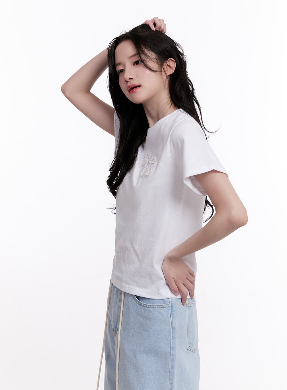 Flower Patch Crop Tee CM526