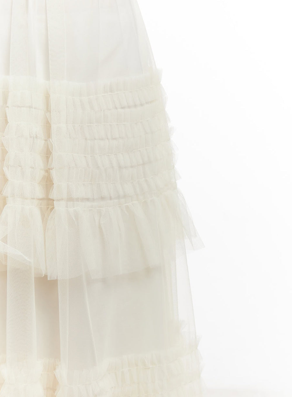 Sweetheart Ruffle Lace Maxi Dress IM528