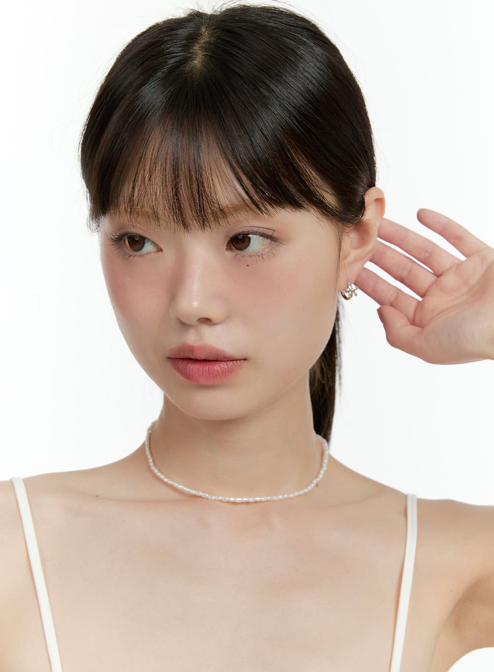 Single Ribbon Earrings IG406