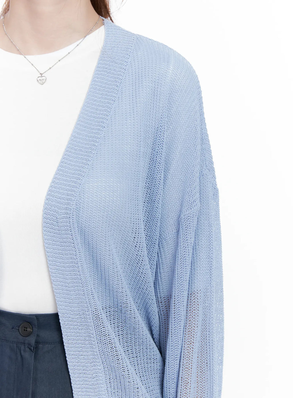 Sheer Loose-Fit Cardigan CG521