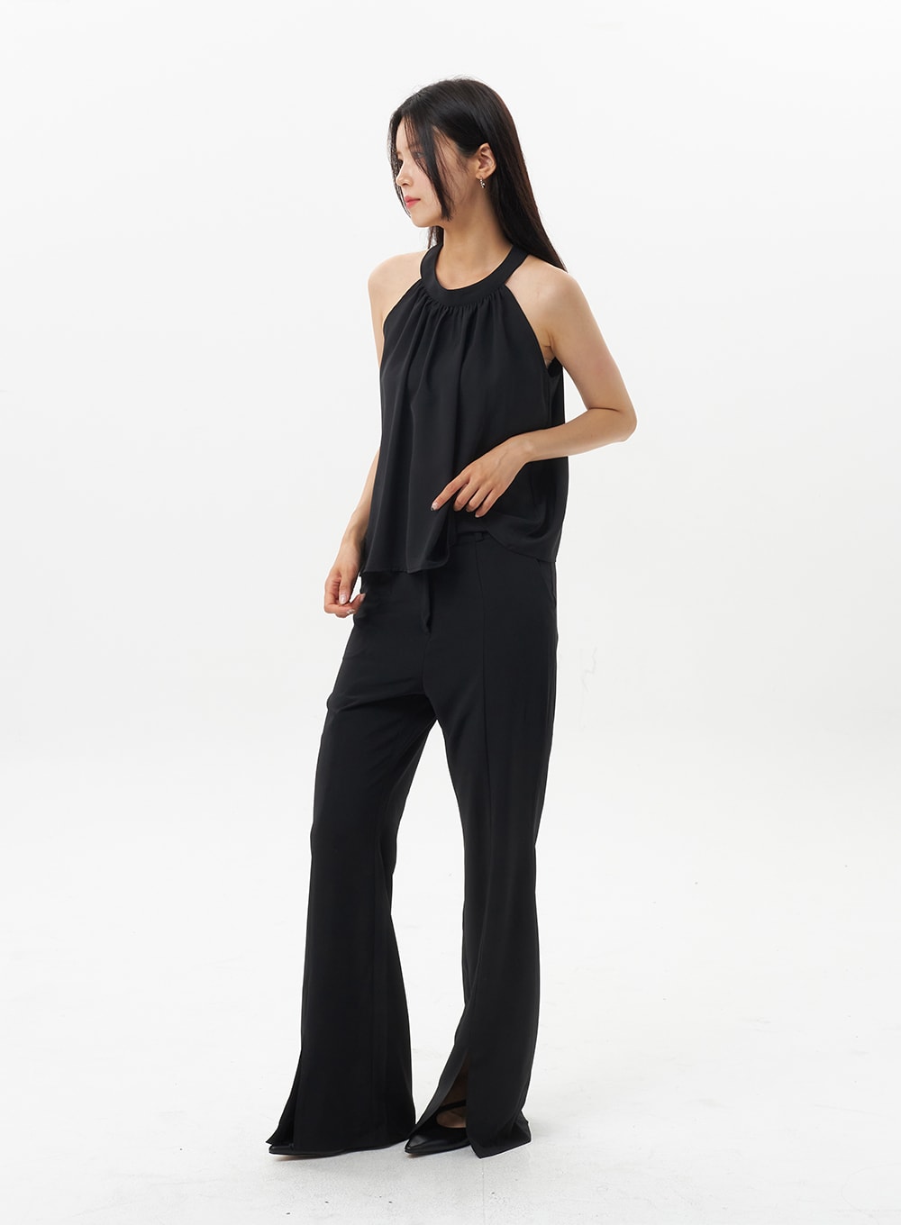 Halter Neck Blouse OU328