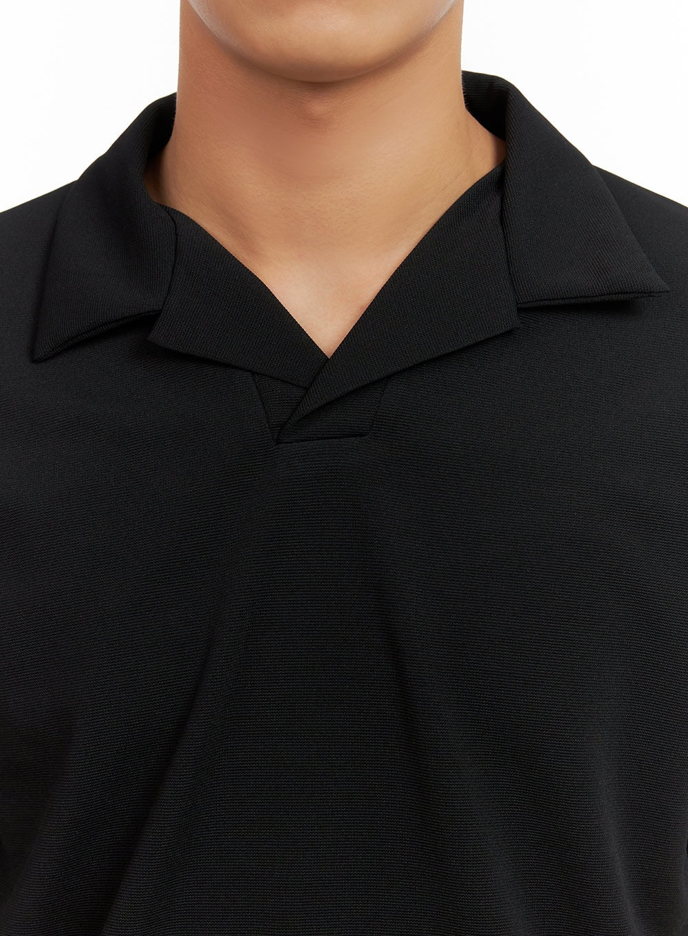 Men's Polyester Collar T-Shirt IU412