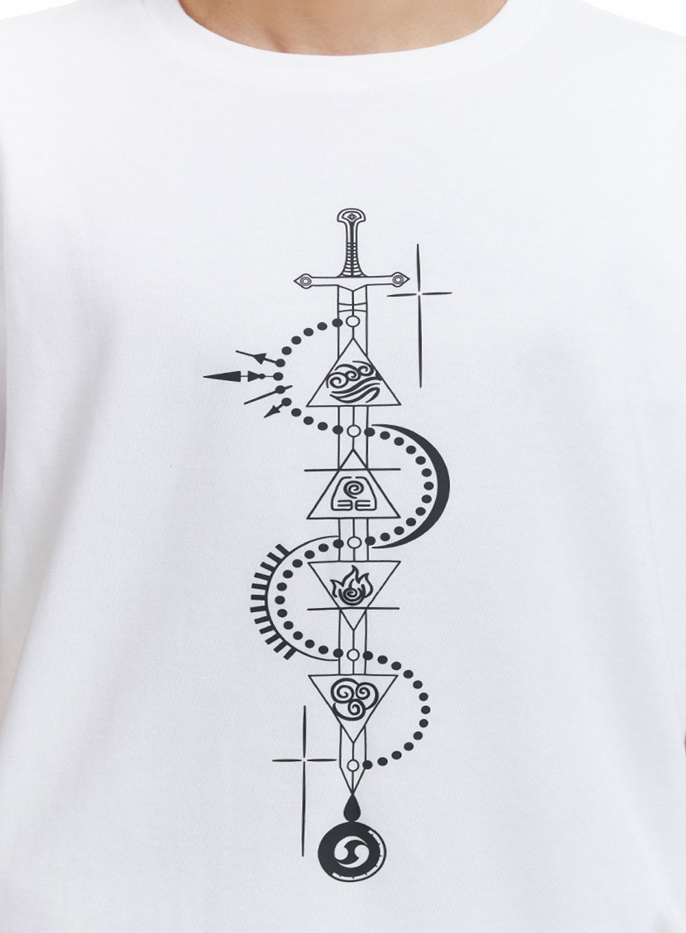 Men's Oversize Graphic Sleeveless IL403