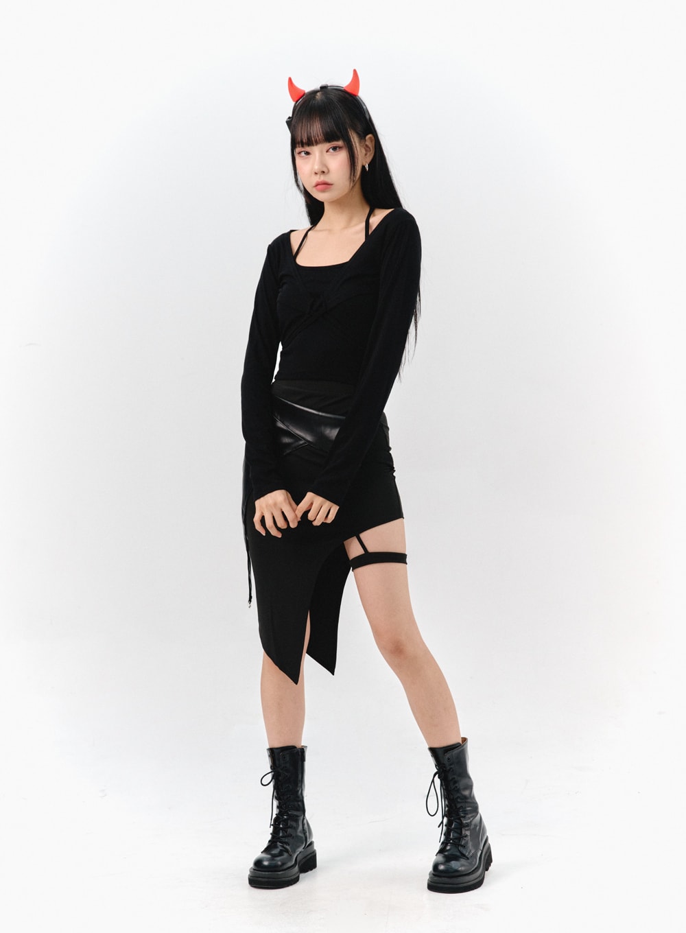 Halter Neck Top and Bolero Set IS322