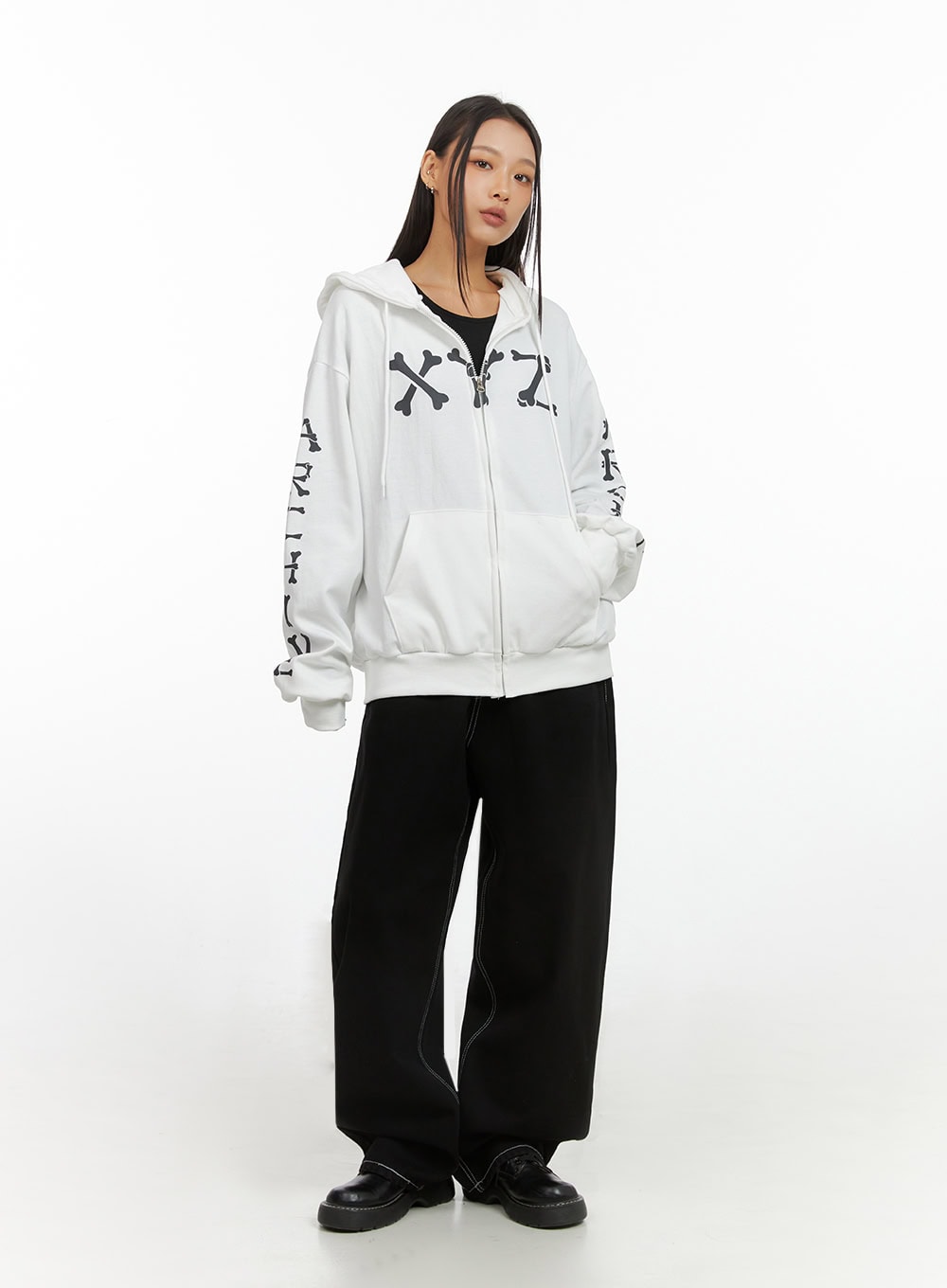 Isis Stitched Wide Jeans IS427