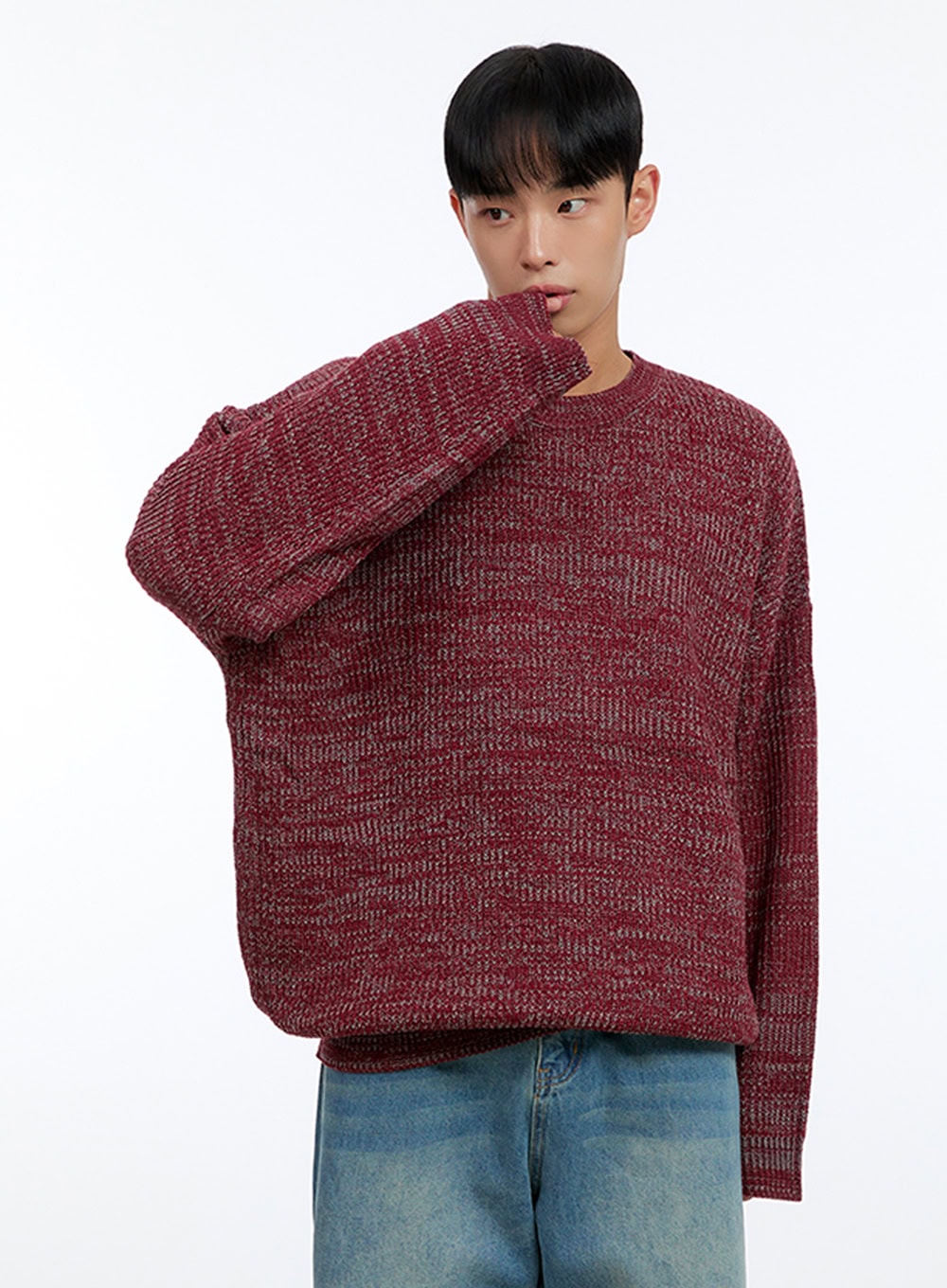 Men's Cozy Round Neck Sweater IG416