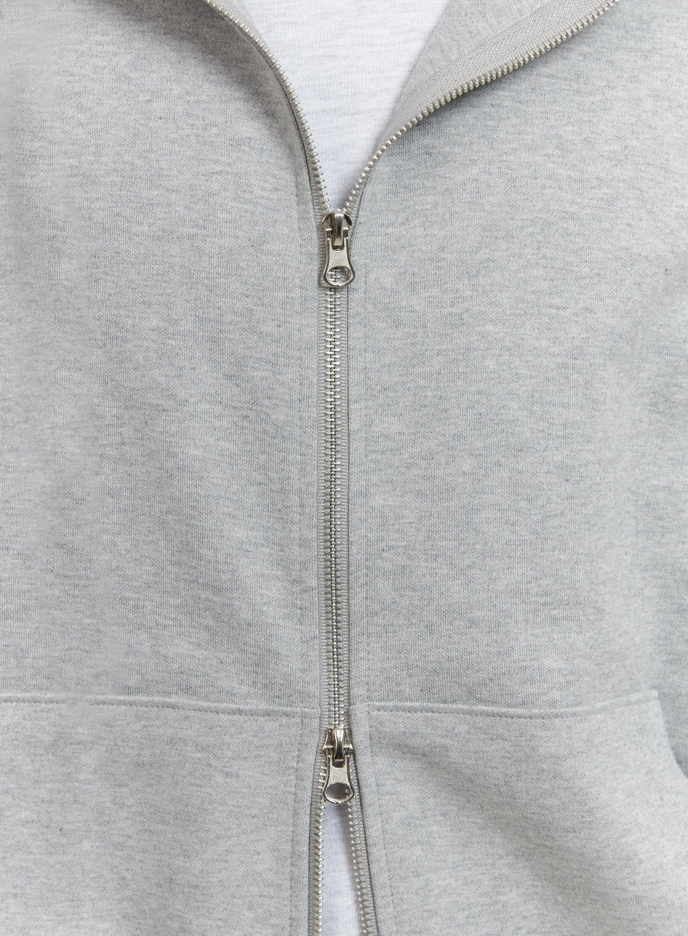 Men's Basic Hoodie Jacket (Gray) IY424