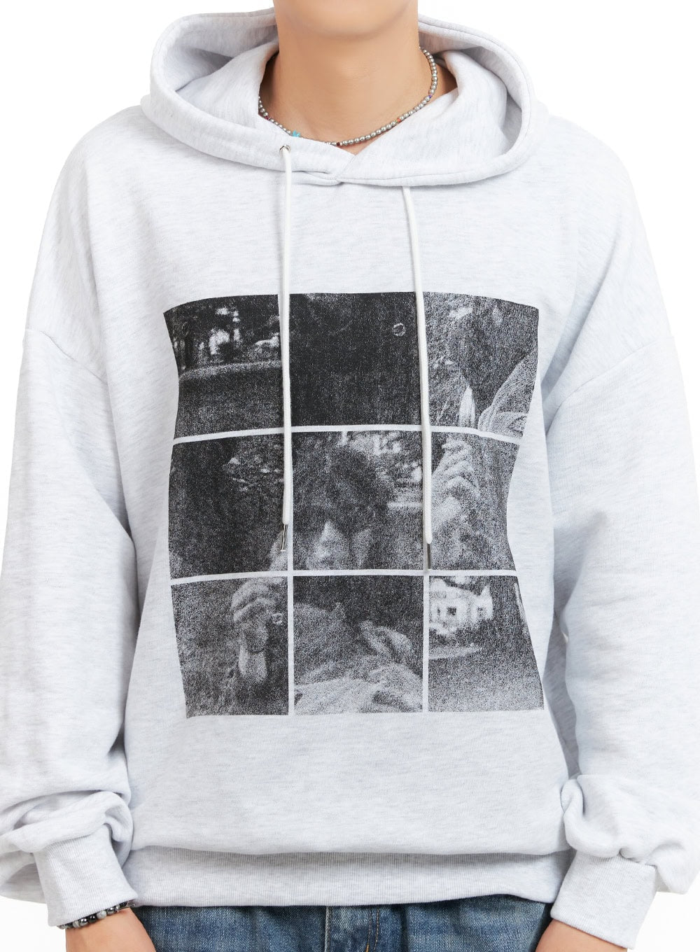Men's Cotton Graphic Hoodie IG402
