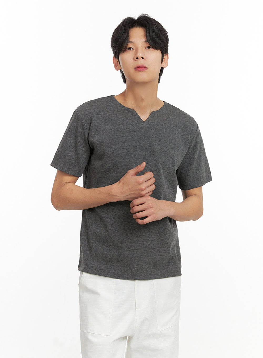 Men's Classic Short Sleeve (Dark Gray) IY431