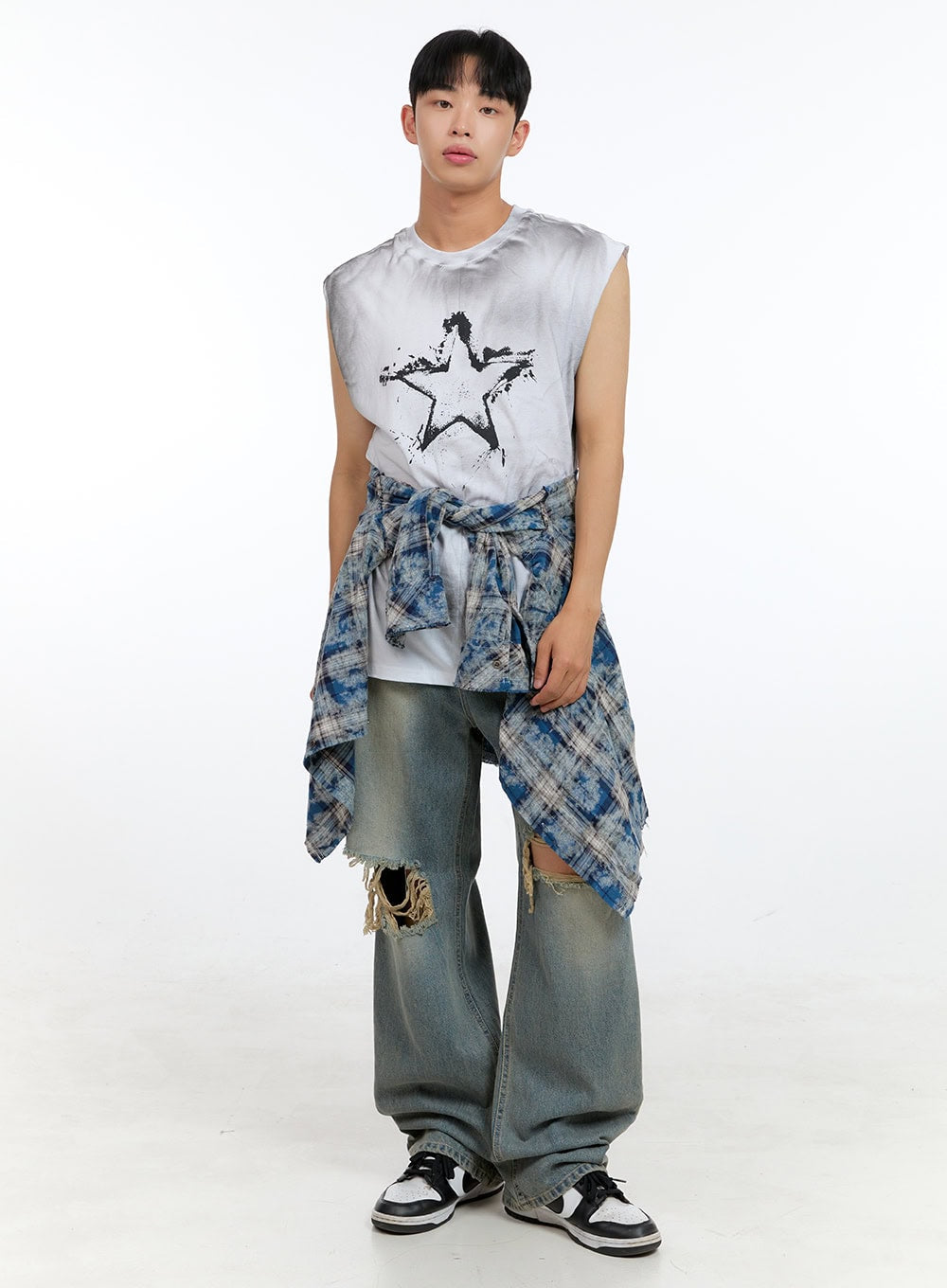 Men's Star Graphic Tank Top IG416