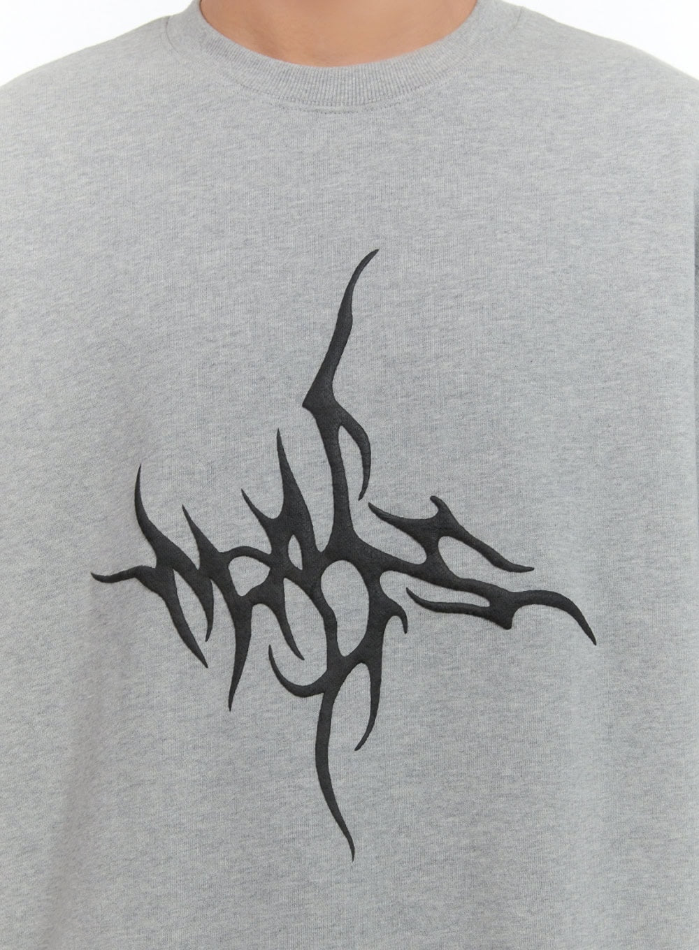 Men's Oversize Graphic Sweatshirt IS412