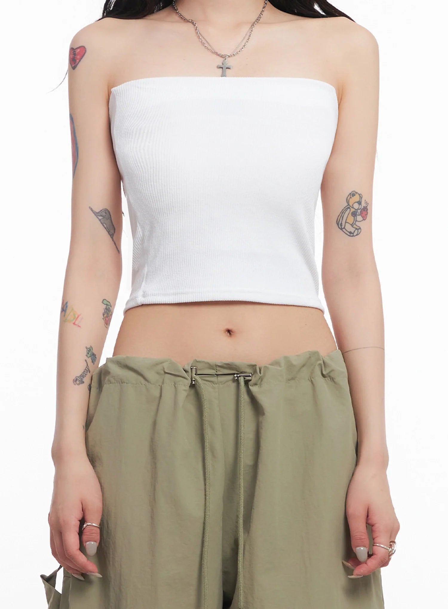 Ribbed Baby Tube Top  IC503