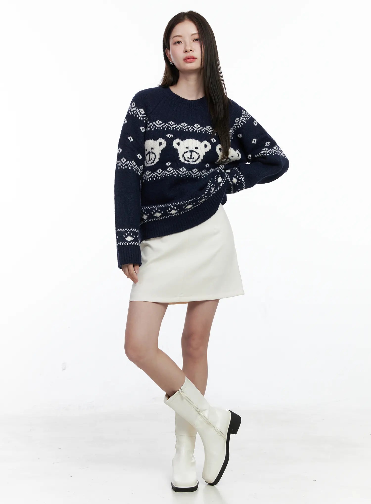 Oversized Knit Sweater CO506