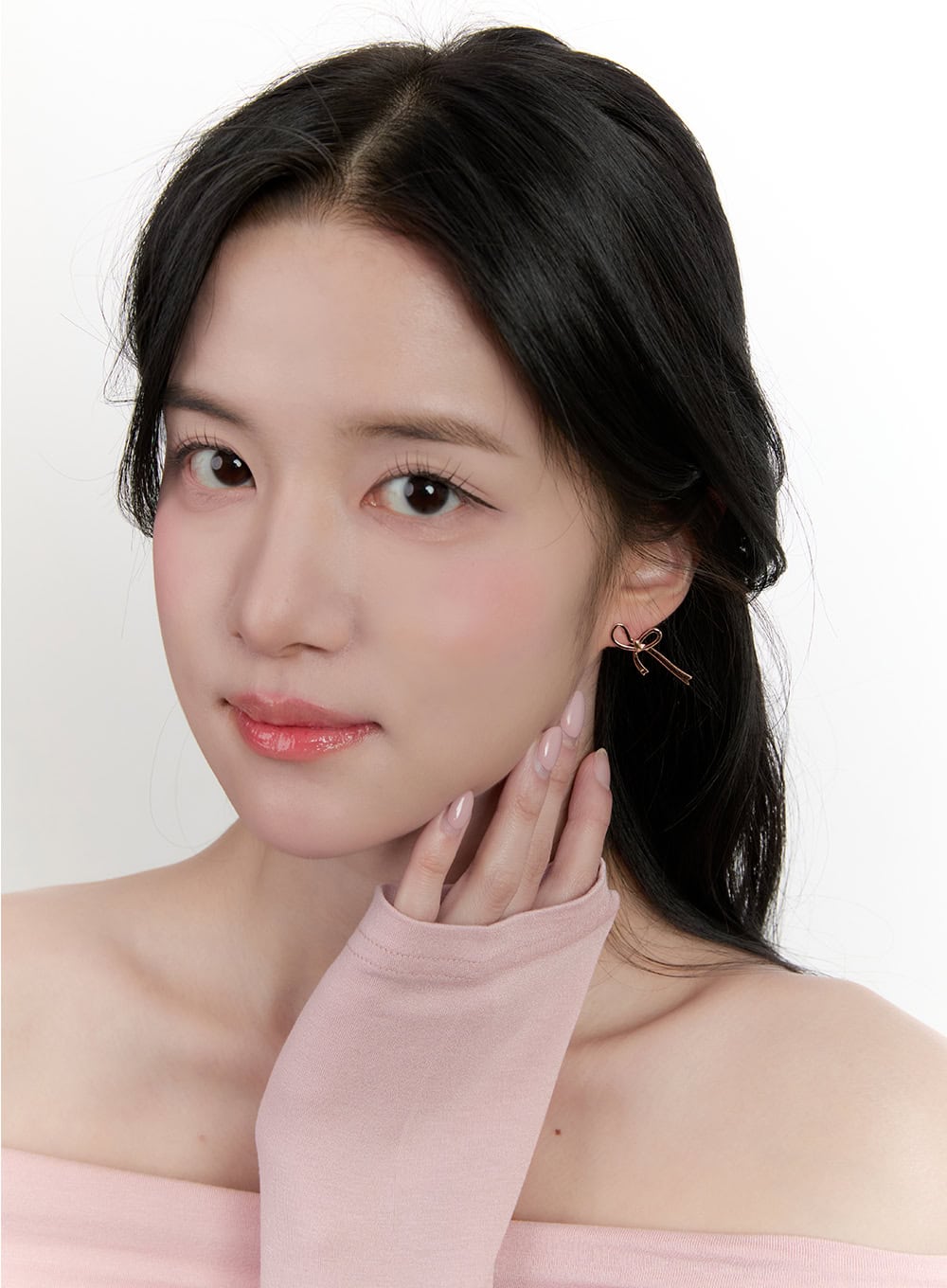 Stretched Ribbon Earrings CF528